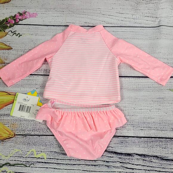Little Me Baby Girls Swimsuit Set Size 3-6 Months New with Tags - Picture 8 of 8